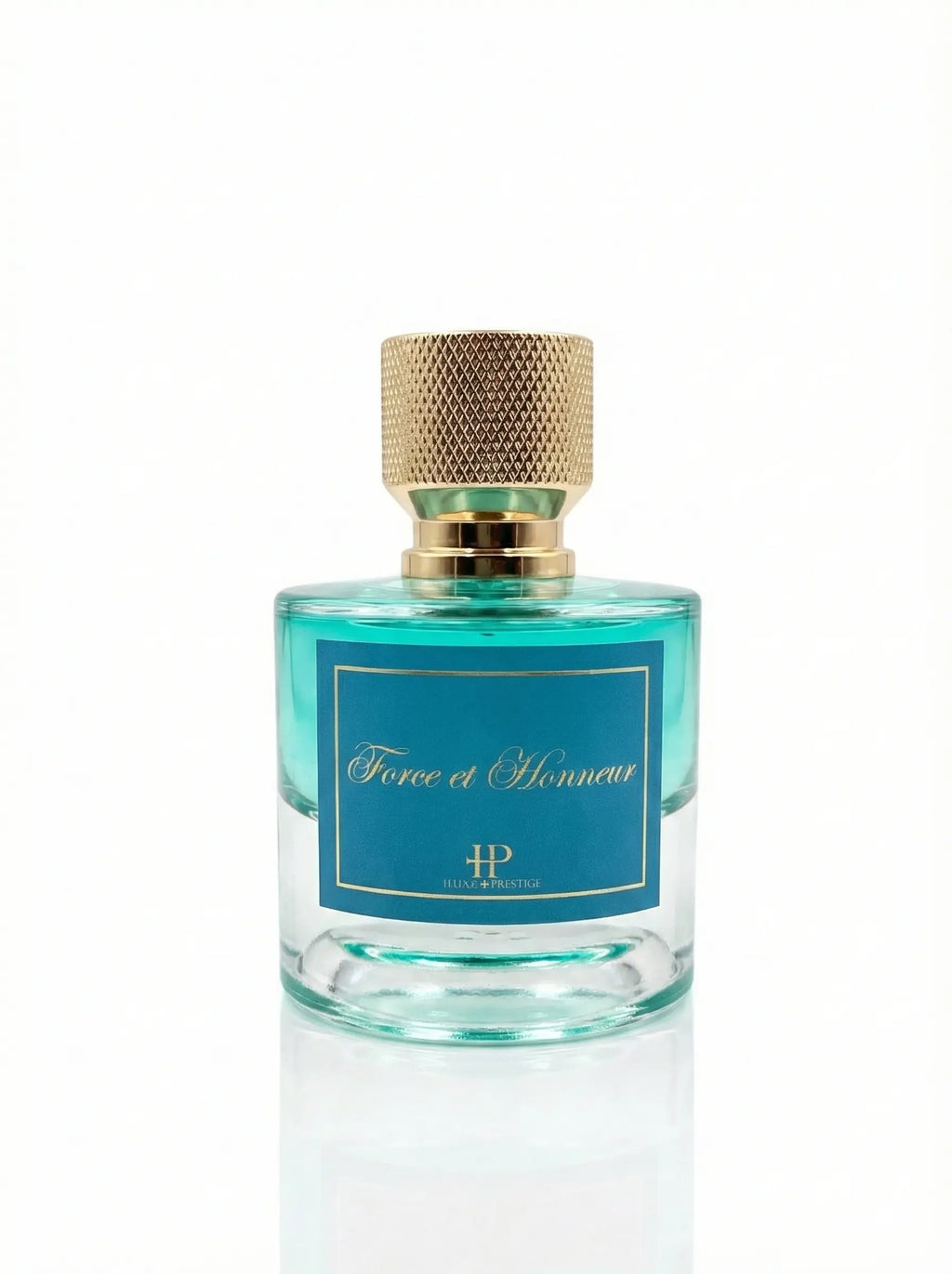 Flacon de parfum Force et Honneur 50ml épicé intense vue de face fond blanc Hijaz Parfum